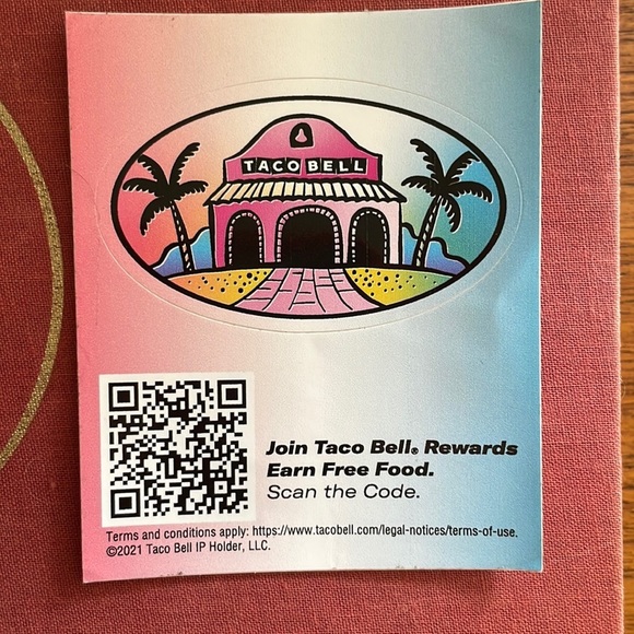 💖NEW! Taco Bell Sticker 💗🌮🔔💜 - Picture 3 of 4